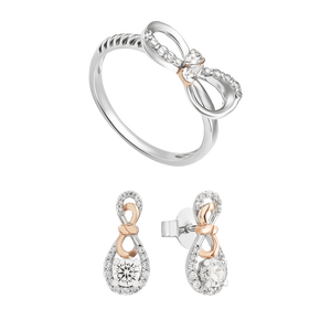 Bộ trang sức Vàng 10K đính đá ECZ PNJ 00273-00165